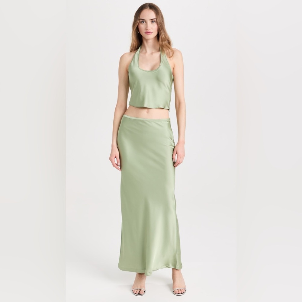 Lioness Hudson Satin Maxi Skirt